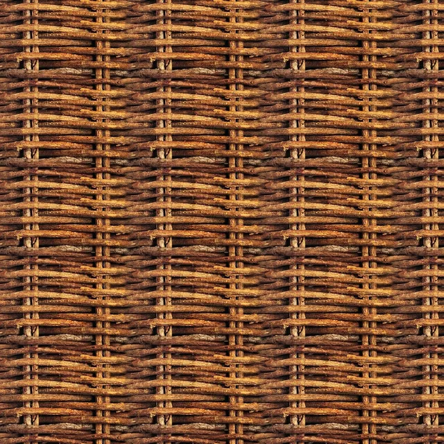 Chilewich Vintage Lounge Basket Weave Black and White
