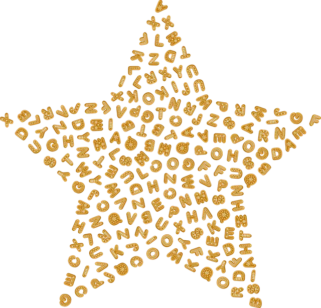 Star Shaped Cookie Cutters set of 5