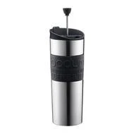 Bodum TRAVEL PRESS  Coffee maker, vacuum, large, 0.45 l, 15 oz, s/s Black