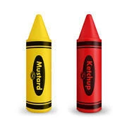 Fred Crayums Ketchup & Mustard