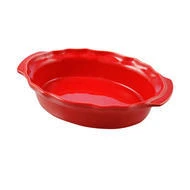 Le Cordon Bleu Charmant Large Oval Roasting Dish Red 40x28.5x8.1cm / 16"x11.25"x3.25"